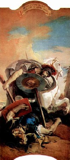 Giovanni Battista Tiepolo Eteokles und Polyneikes Norge oil painting art